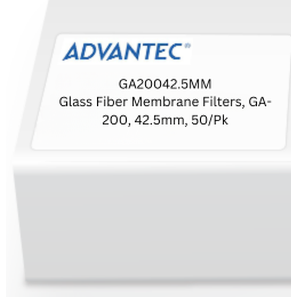 Glass Fiber Filters, Advantec, GA-200, 42.5mm, 50/Pk