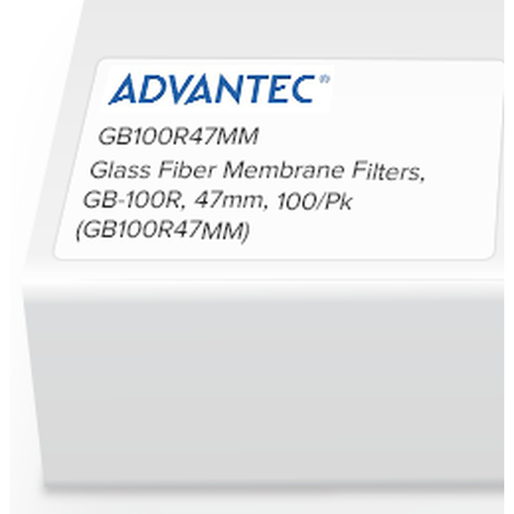 Glass Fiber Membrane Filters, GB-100R, 47mm, 100/Pk