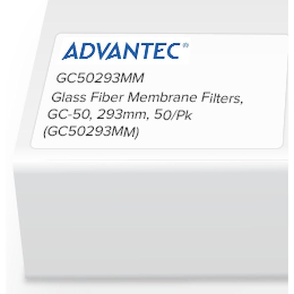 Glass Fiber Membrane Filters, GC-50, 293mm, 50/Pk