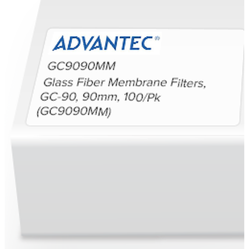 Glass Fiber Membrane Filters, GC-90, 90mm, 100/Pk