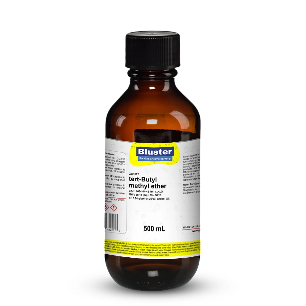 Tert-Butyl methyl ether GC