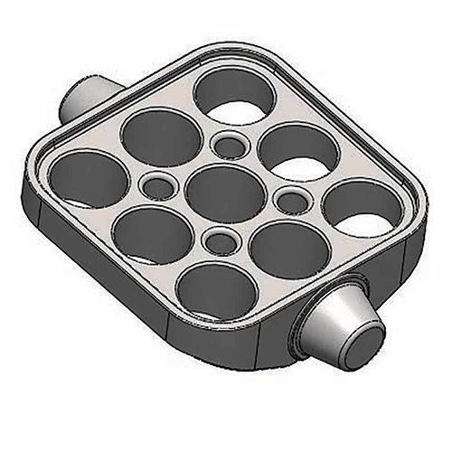 SWING-7ML36 Buckets, for use with GCC-MP-SWING Rotor, 4 each for 36 x 3mL and 7mL tubes (9 tubes per bucket)