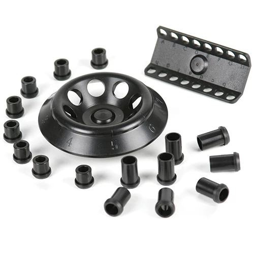 Rotor Cavity Sleeves for use with GCM Series Mini Centrifuges, converts the rotor cavity for use with 0.5mL Microcentrifuge Tubes, 8 each