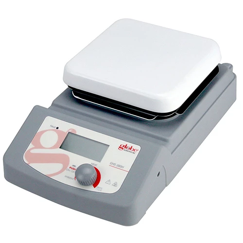 UK-EU Stirrer, Analog, 7 x 7 inch glass ceramic top plate, 200-240v 50-60Hz