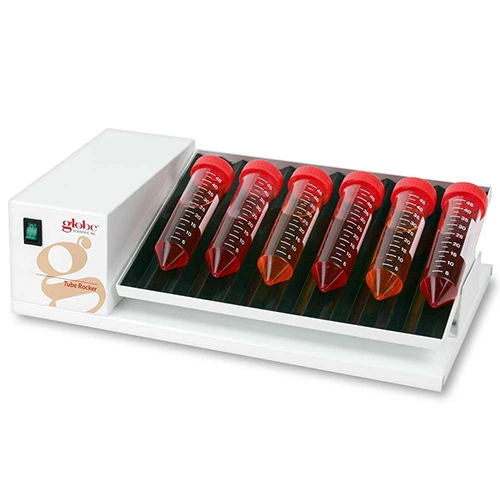 UK-EU Tube rocker, single tier, 240v, 50Hz, UK & EU Plugs, 9.9" x 6.7" platform, 20rpm