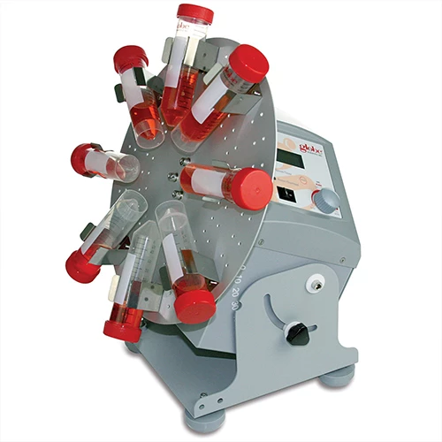 Tube Rotator, Industrial, Digital, Variable Speed and Angle, 120-240v, 50/60Hz, US, UK, EU Plu(Includes: 8-Place Disk for 50mL Tubes)