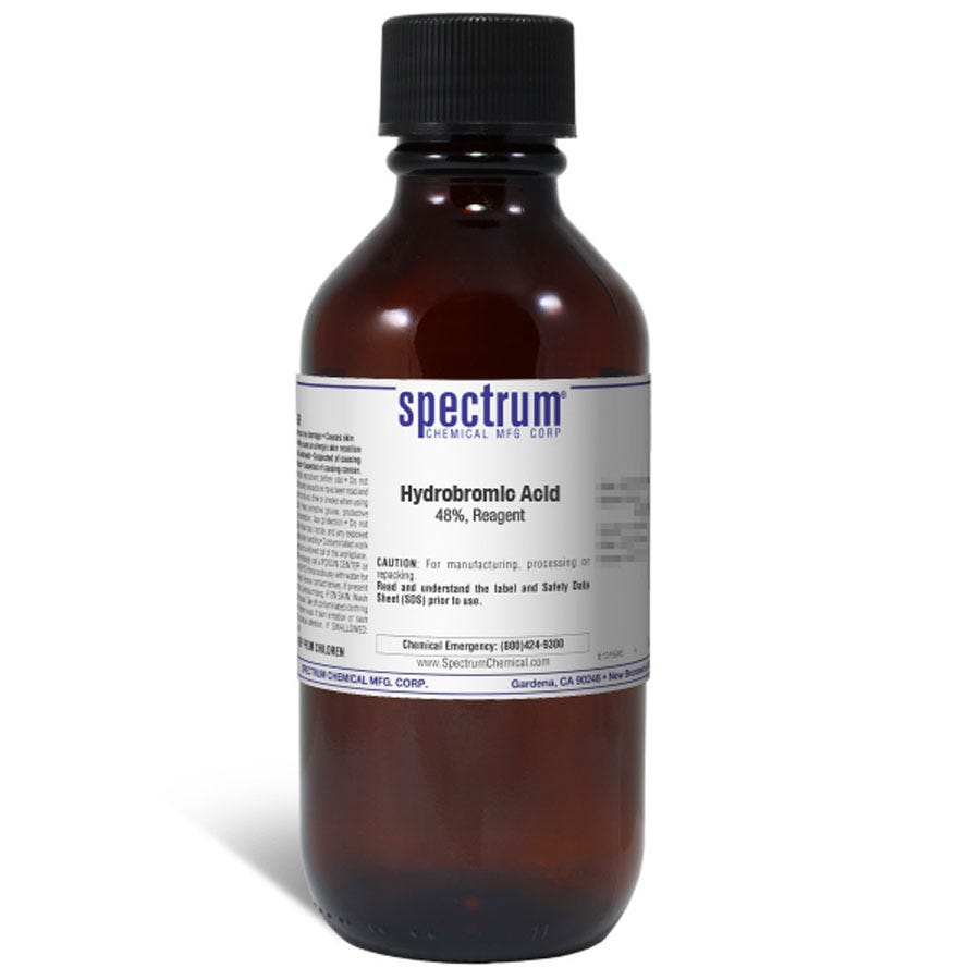 Hydrobromic Acid, 48 Percent, Reagent - 500mLX6