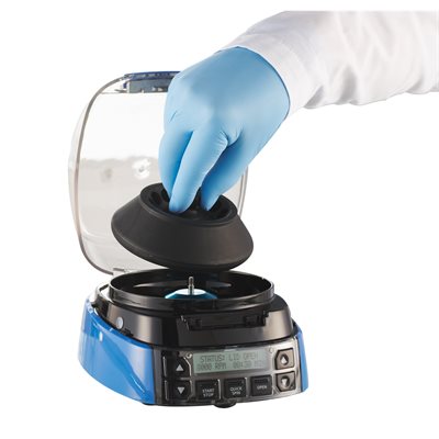 Gusto High Speed Mini-Centrifuge 100-240VAC, 50/60Hz Universal Plug, Blue
