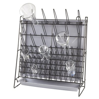 Wire Drying Rack, Black/White