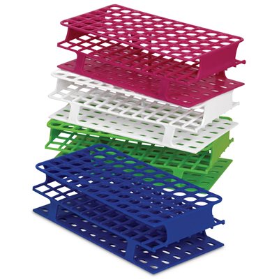 OneRack Tube Rack Full PP 16mm 72-Place, White