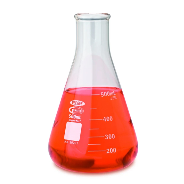 Glass Erlenmeyer Flask, 250 mL - Pack 12