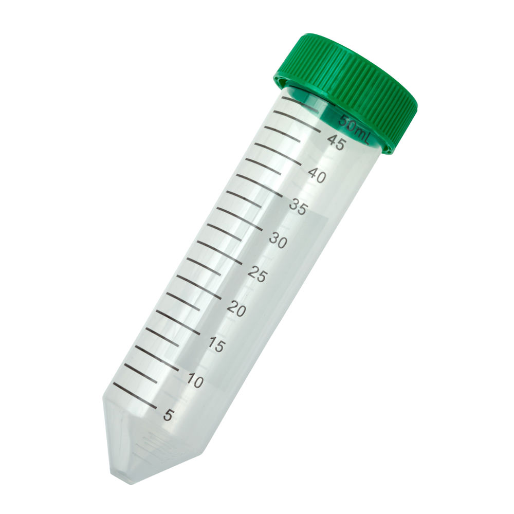 TUBE & CAP, 50mL Centrifuge Tube & Cap – Bags, Non-sterile (Tubes and Caps Packed Separately)