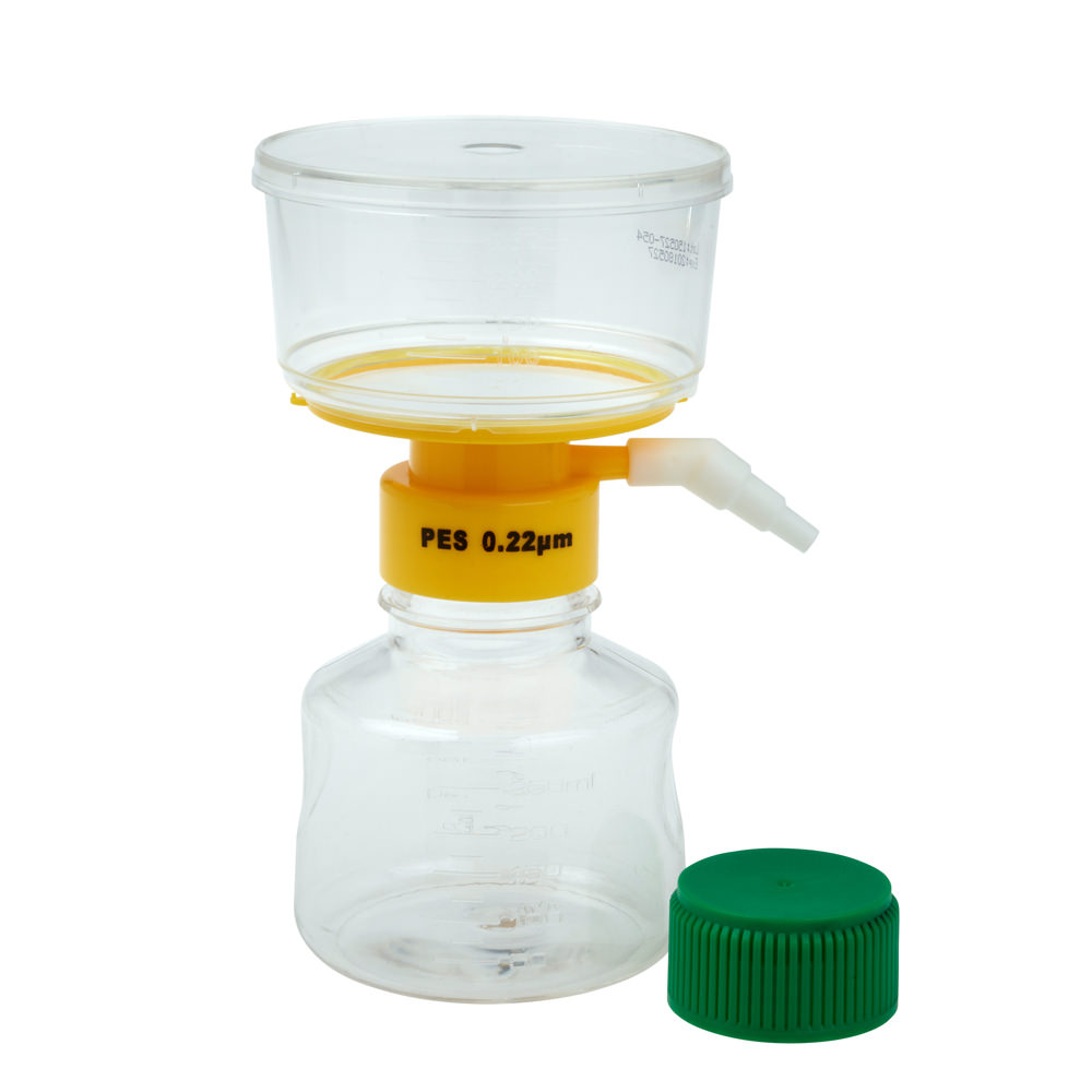 250mL Filter System, PES Filter Material, 0.22µm, 75mm, Sterile