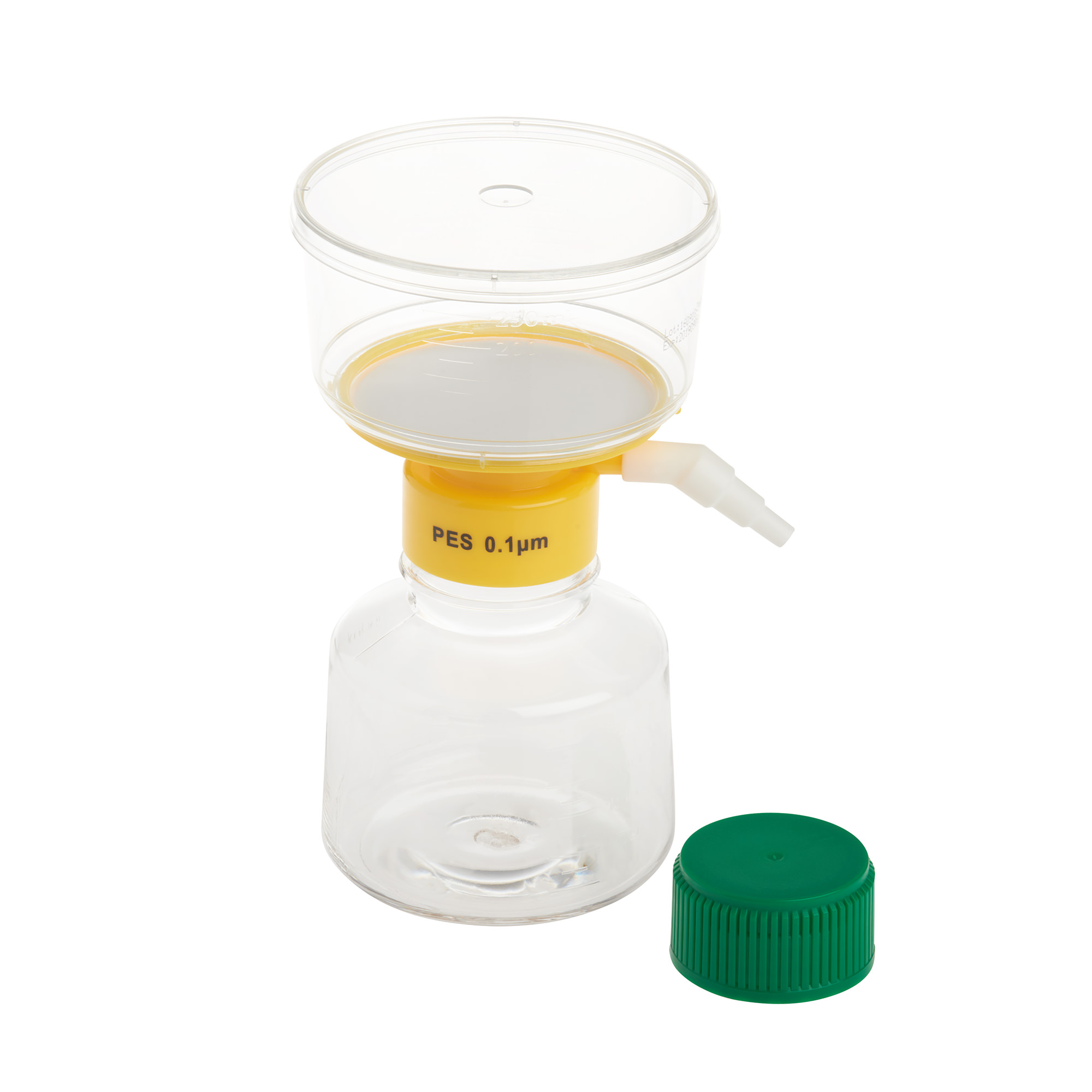 250mL Filter System, PES Filter Material, 0.10µm, 75mm, Sterile