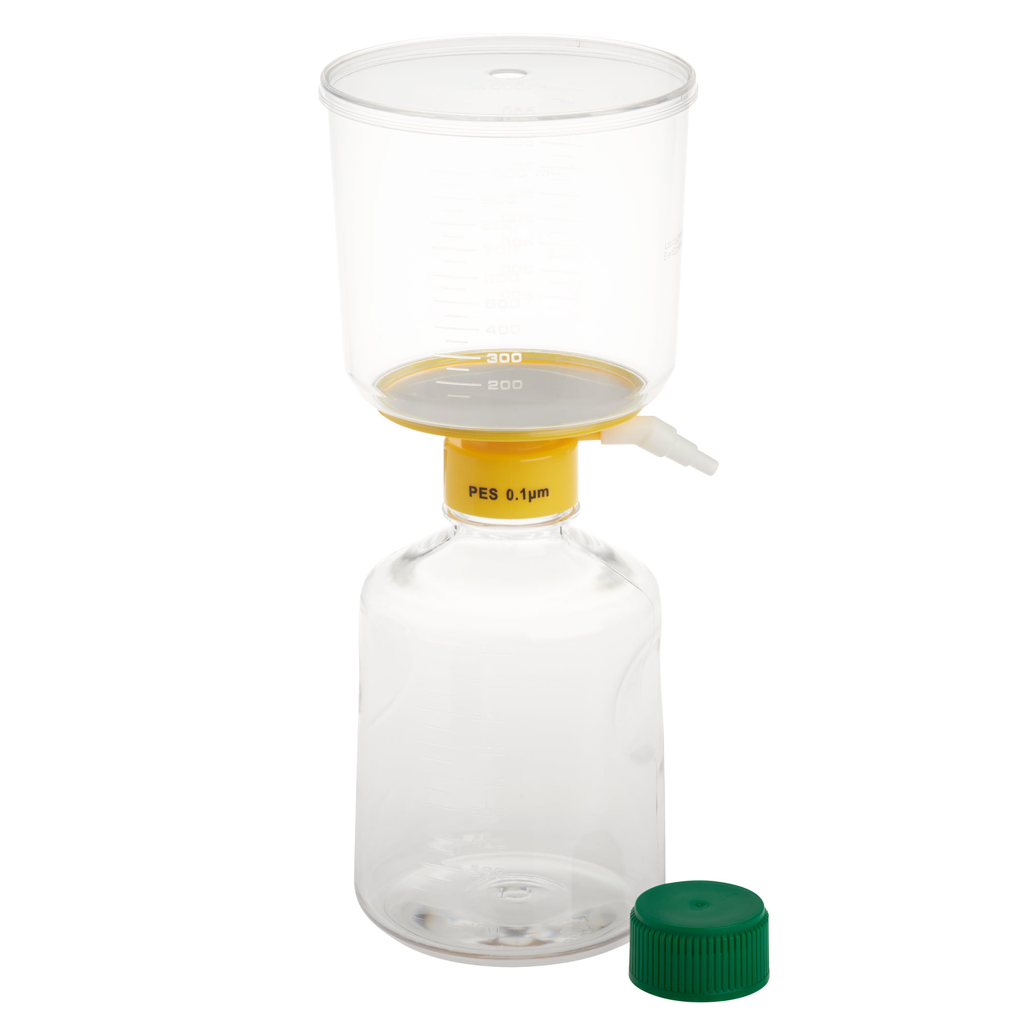 1000mL Filter System, PES Filter Material, 0.10µm, 90mm, Sterile