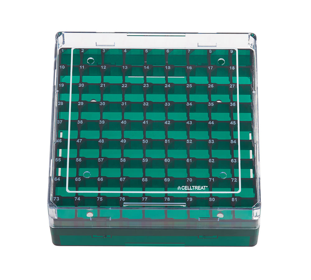 CELLTREAT Freeze Cryogenic Vials – Rack & Storage Box