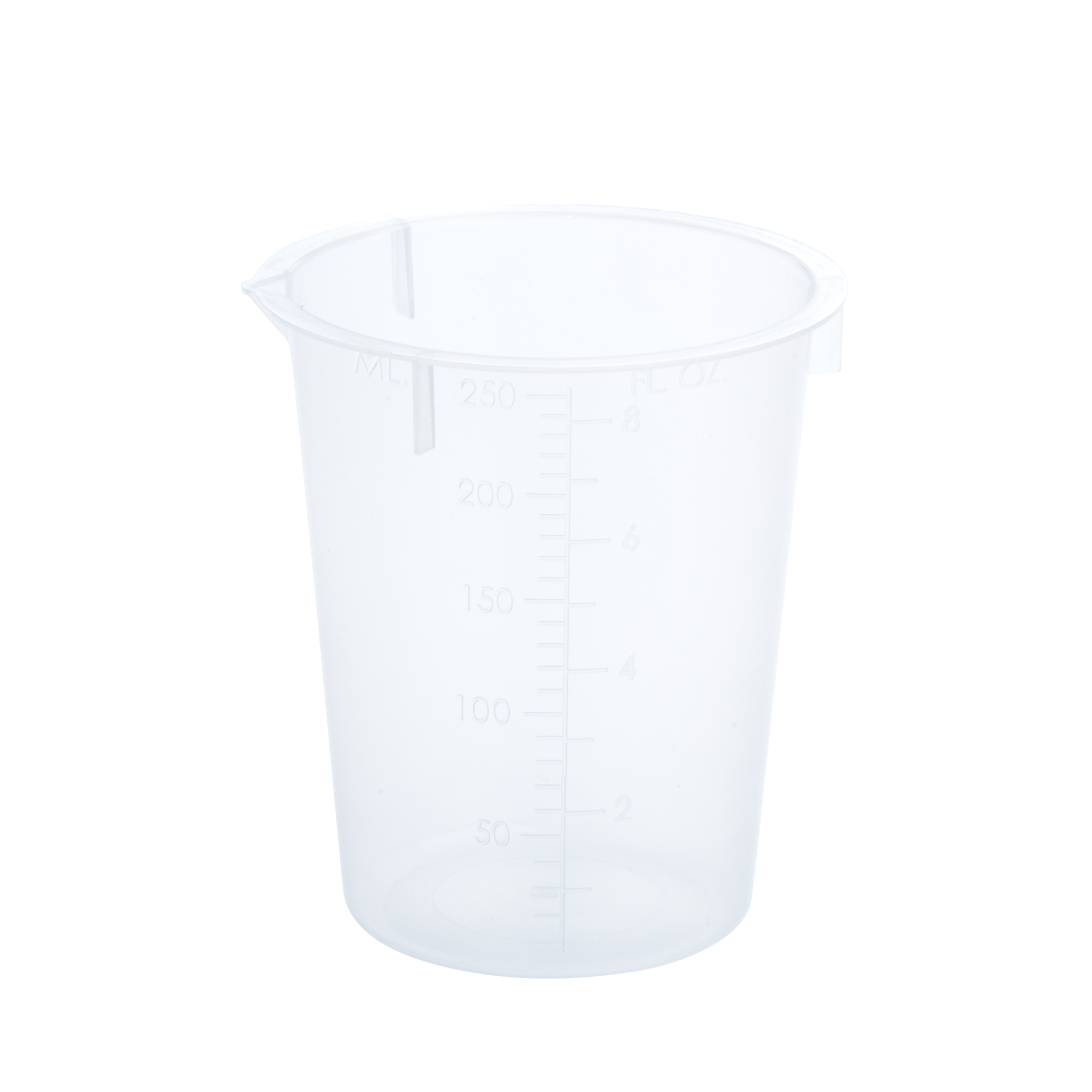 250mL Graduated Beaker, Polypropylene, Non-sterile