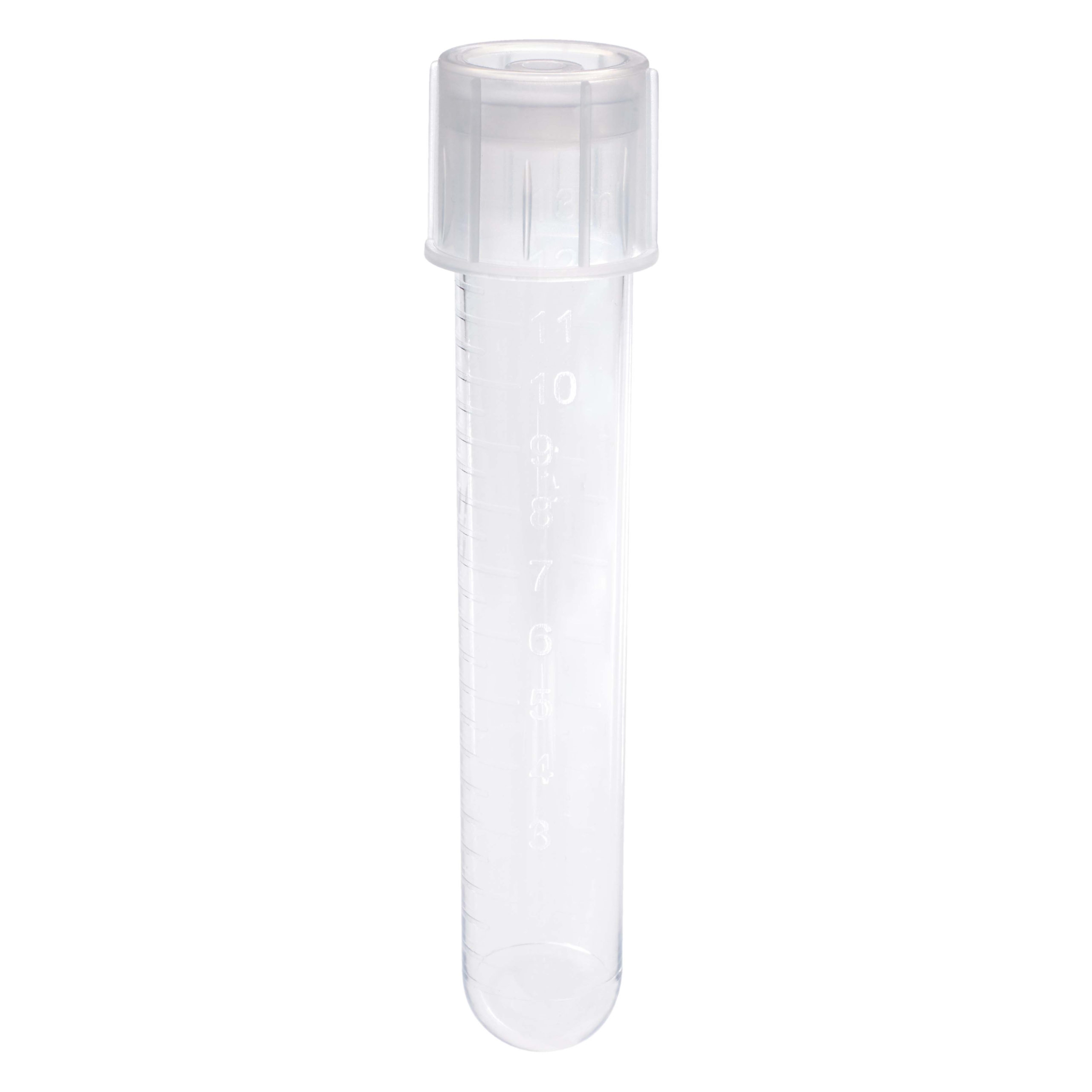 14mL Culture Tube and Dual Cap, PS, Sterile
