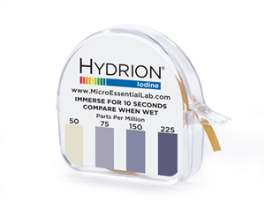 Hydrion Iodine Dispenser 50-225, Carton10