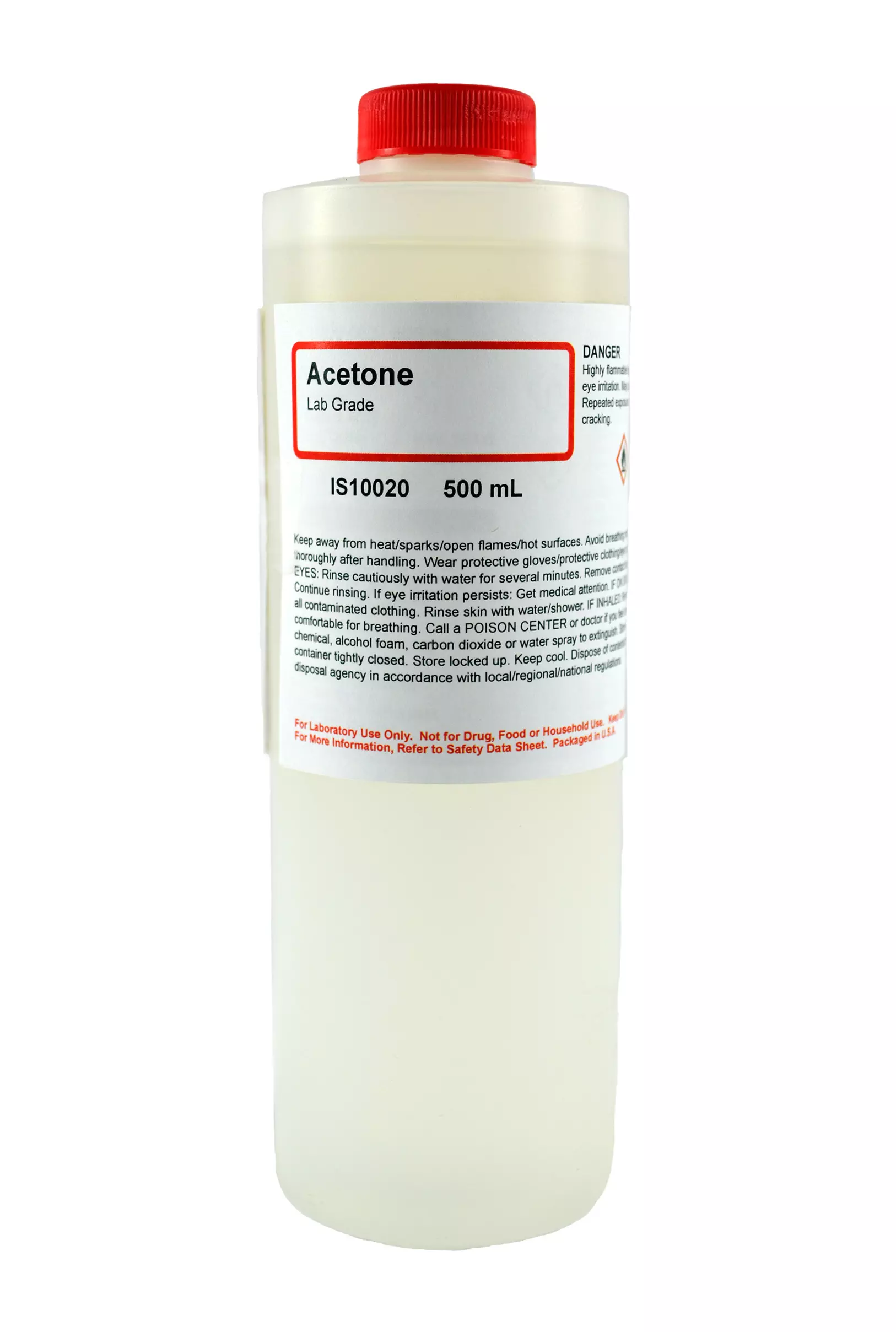 ACETONE, LAB GRADE, 500ML