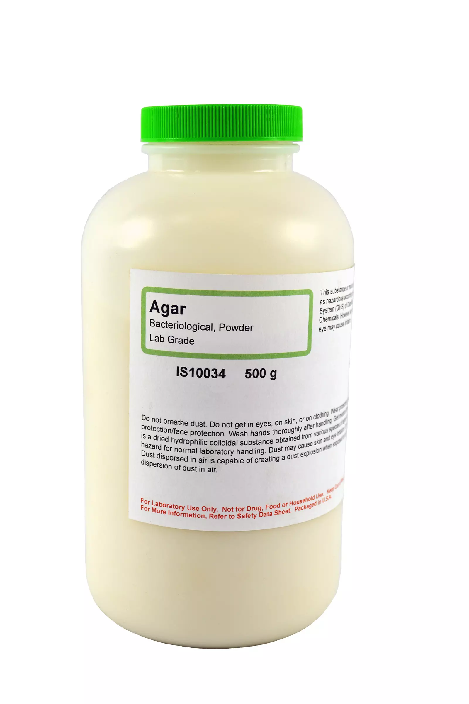 AGAR, BACTERIOLOGICAL POWDER L/G, 500G
