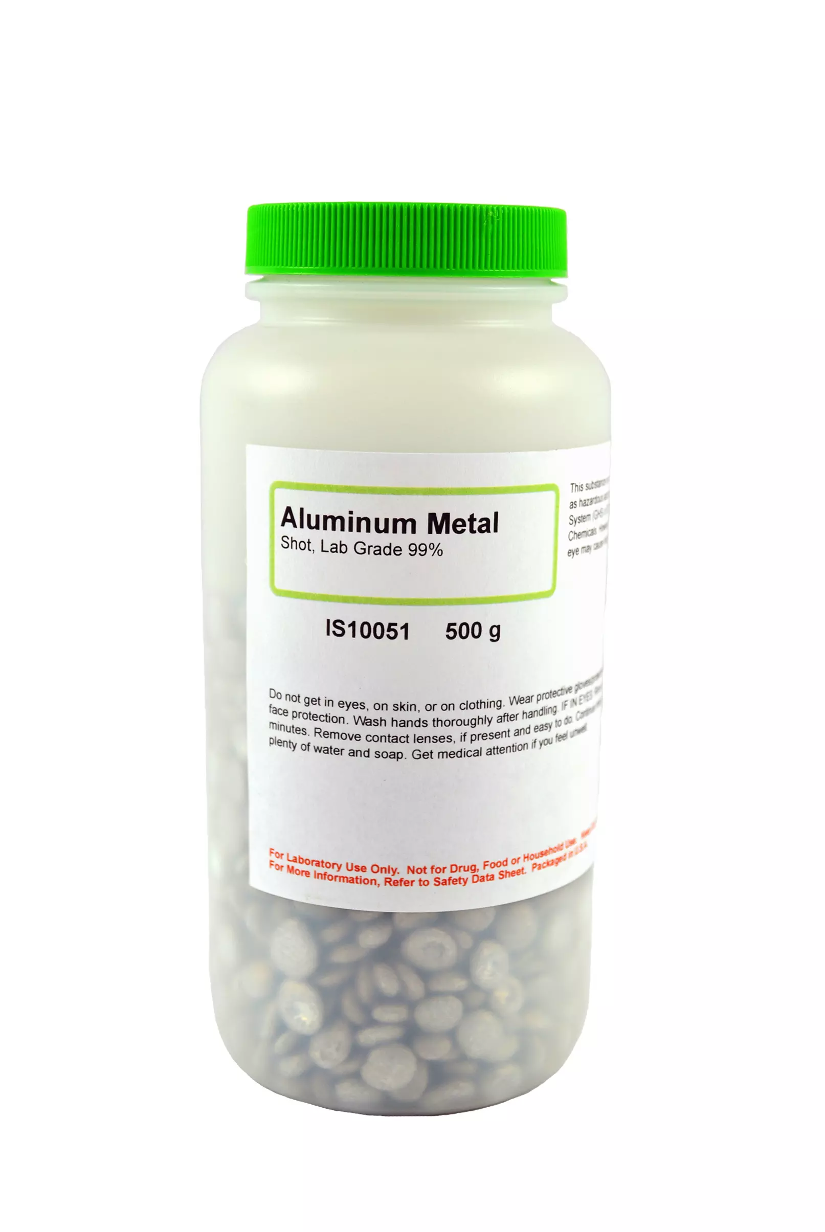 ALUMINUM METAL SHOT L/G 99% 500G AA0145-500G