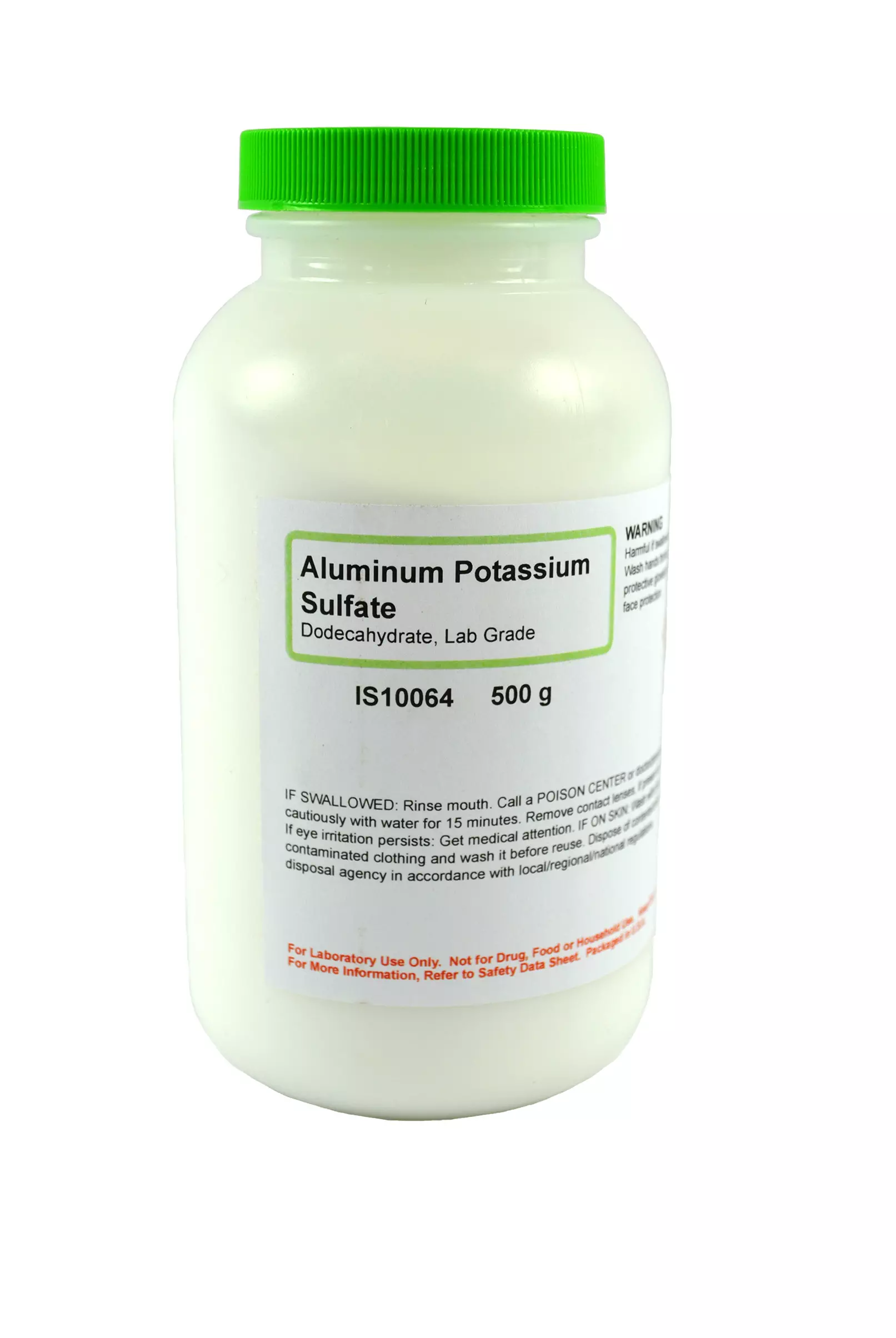 ALUMINUM POTASSIUM SULFATE 12-HYR, L/G, 500G