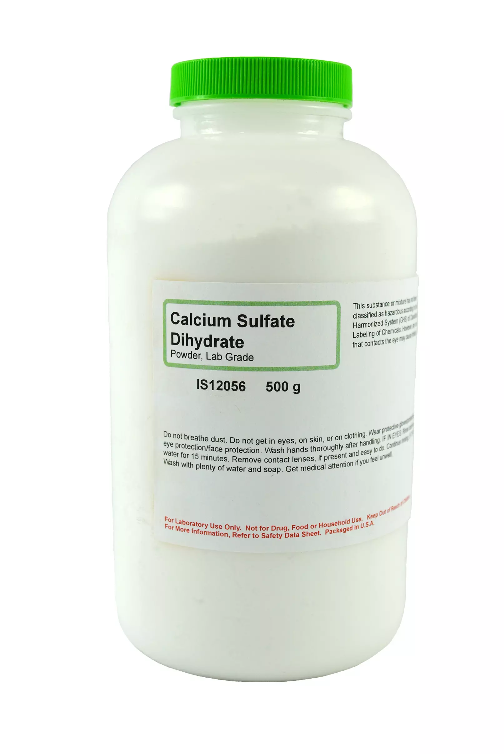 CALCIUM SULFATE DIHYDRATE PWD L/G 500G CC0150-500G