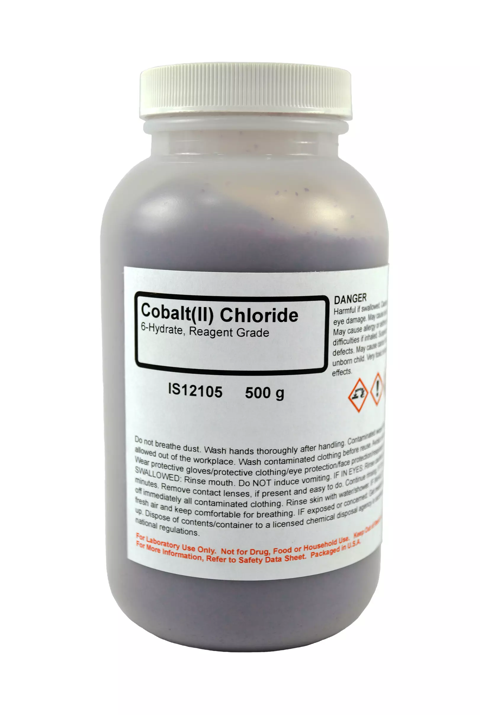 COBALT (II) CHLORIDE 6-HYDRATE R/G, 500G