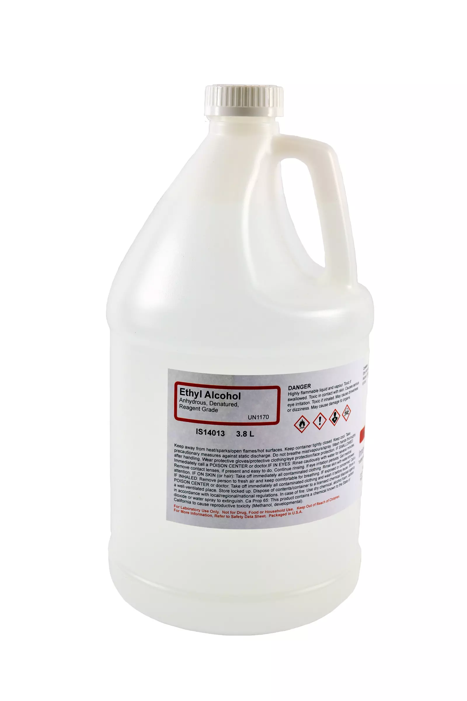 ETHYL ALCOHOL ANHY DENATURED R/G 3.8L