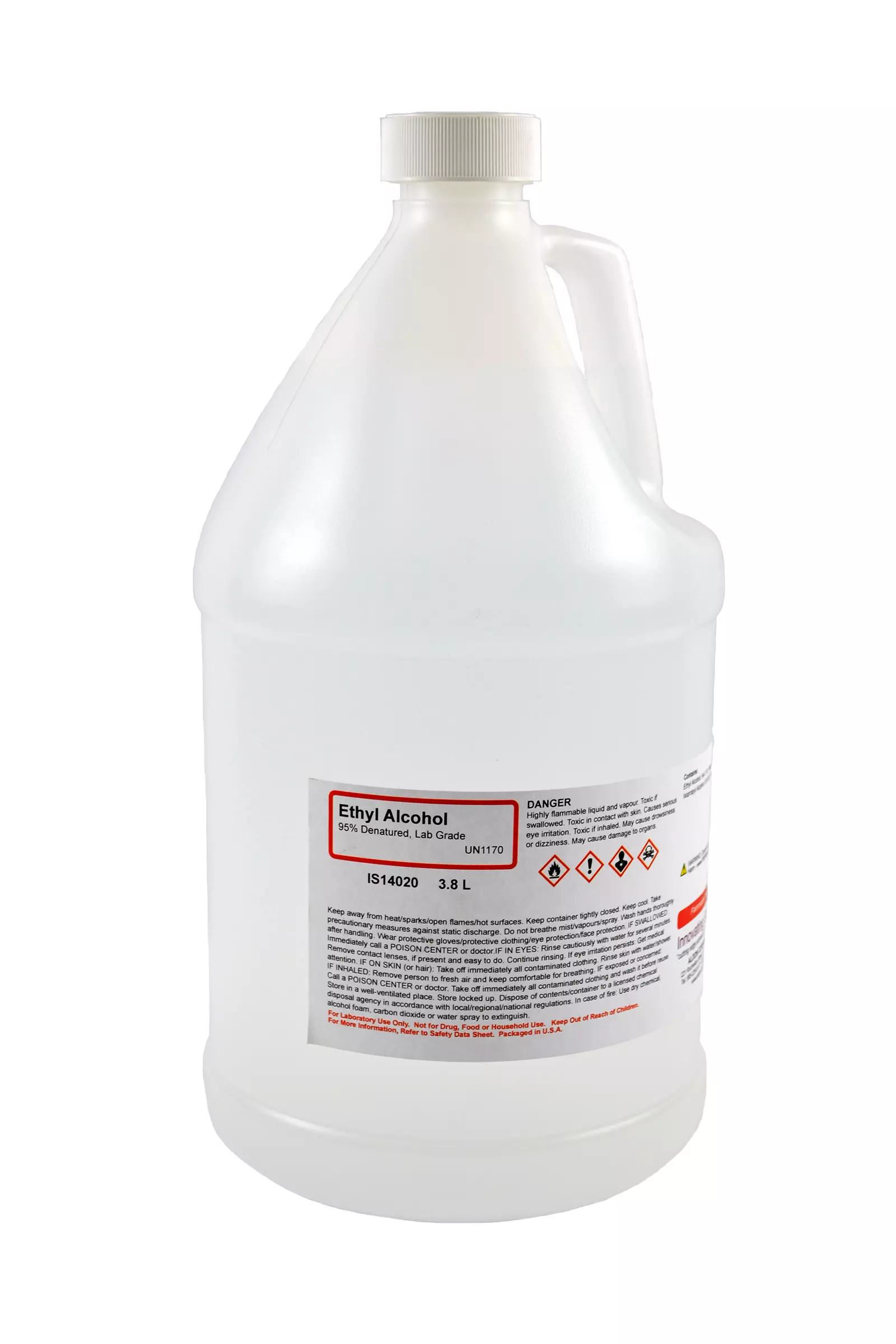 ETHYL ALCOHOL 95% DENATURED L/G 3.8L (SS) EE0076-3.8L