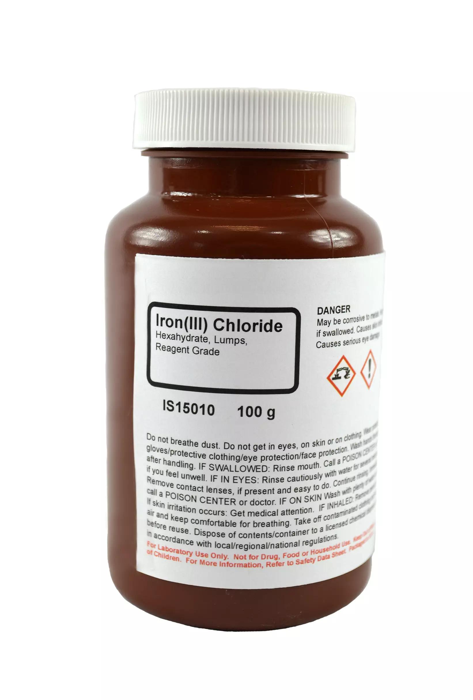 IRON (III) CHLORIDE 6-HYDRATE R/G LUMP 100G FF0080-100G