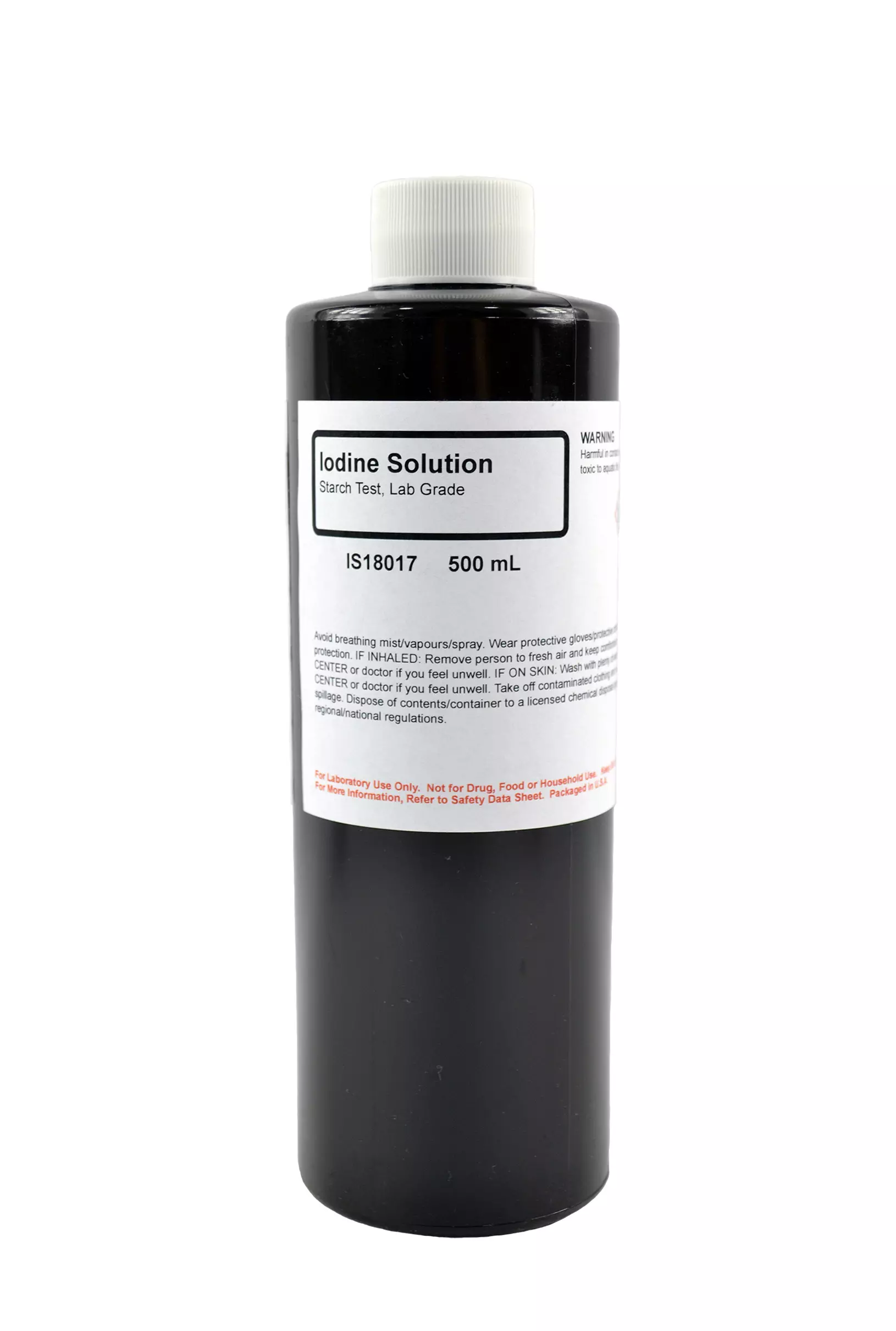 IODINE SOLUTION (STARCH TEST) L/G 500ML
