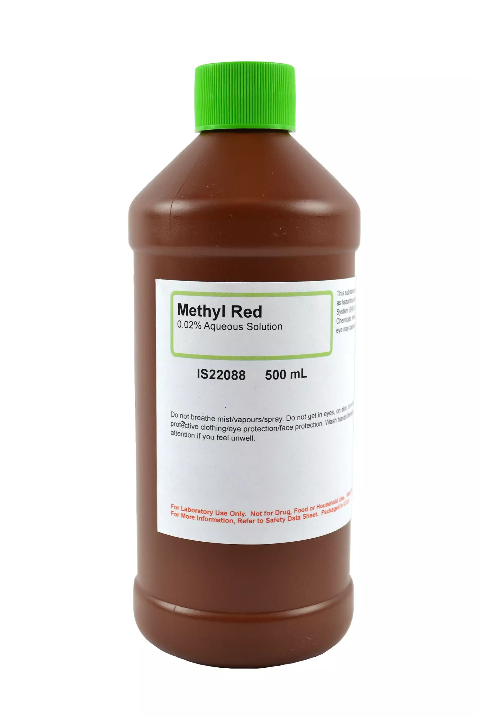 METHYL RED SOLUTION 0.02% (AQ) 500ML