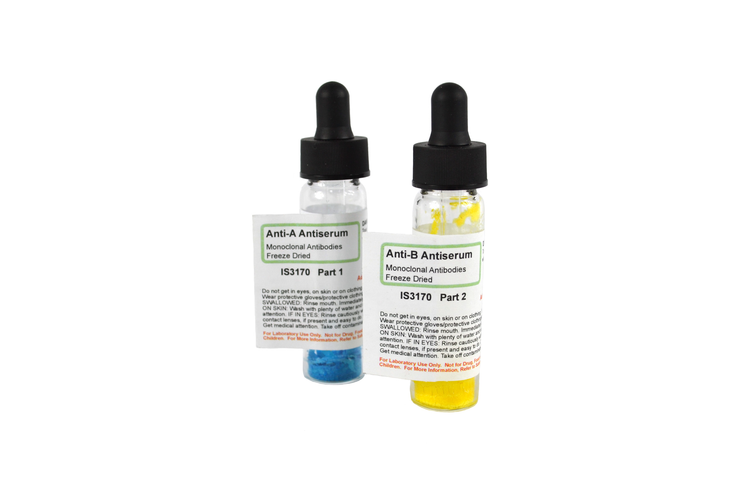 Blood Typing Anti-Sera: Anti-A Anti B Freeze Dried