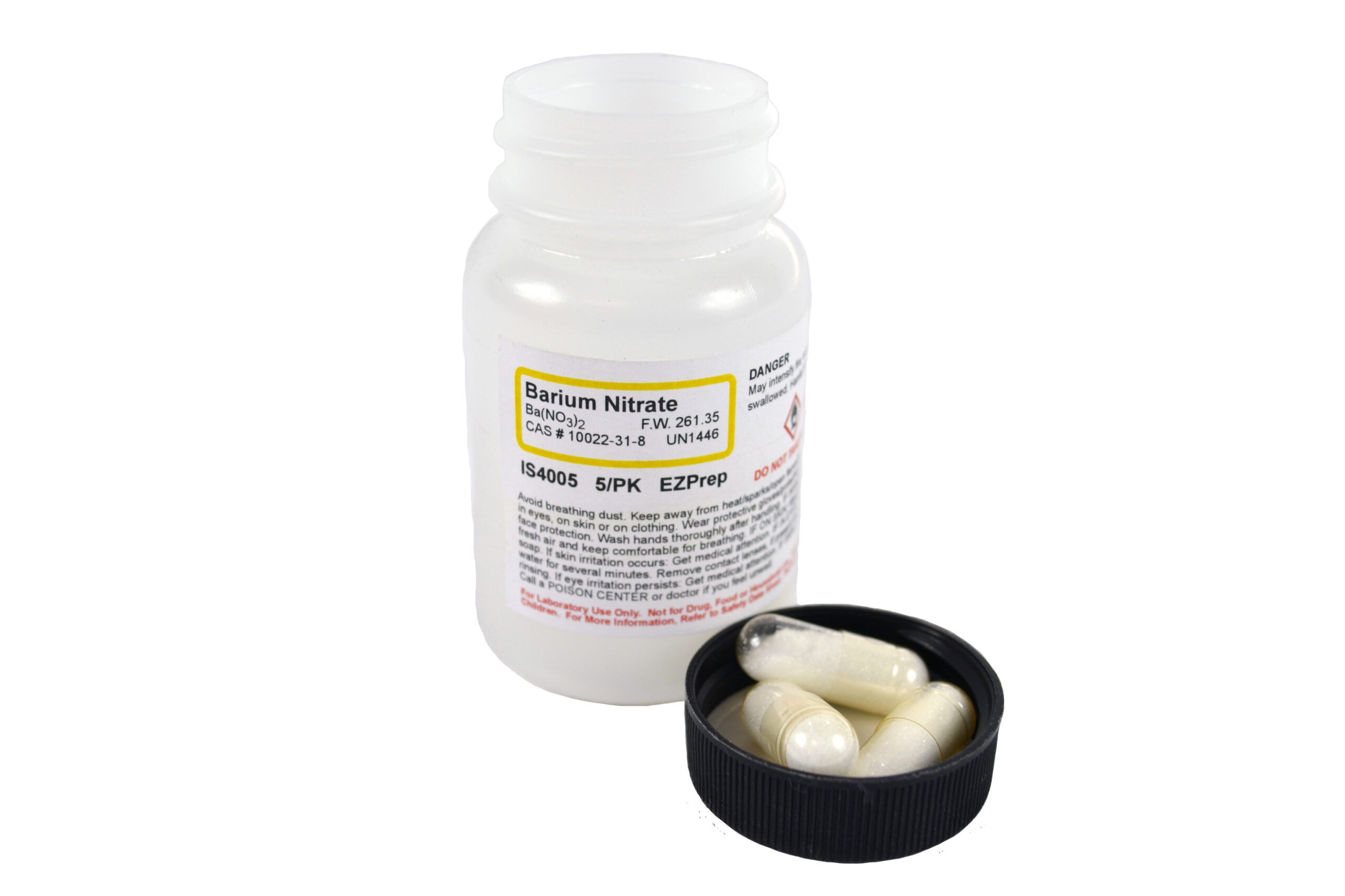 Barium Nitrate Ez Prep 5 Pack Makes 5 X 50Ml O.1M Solution