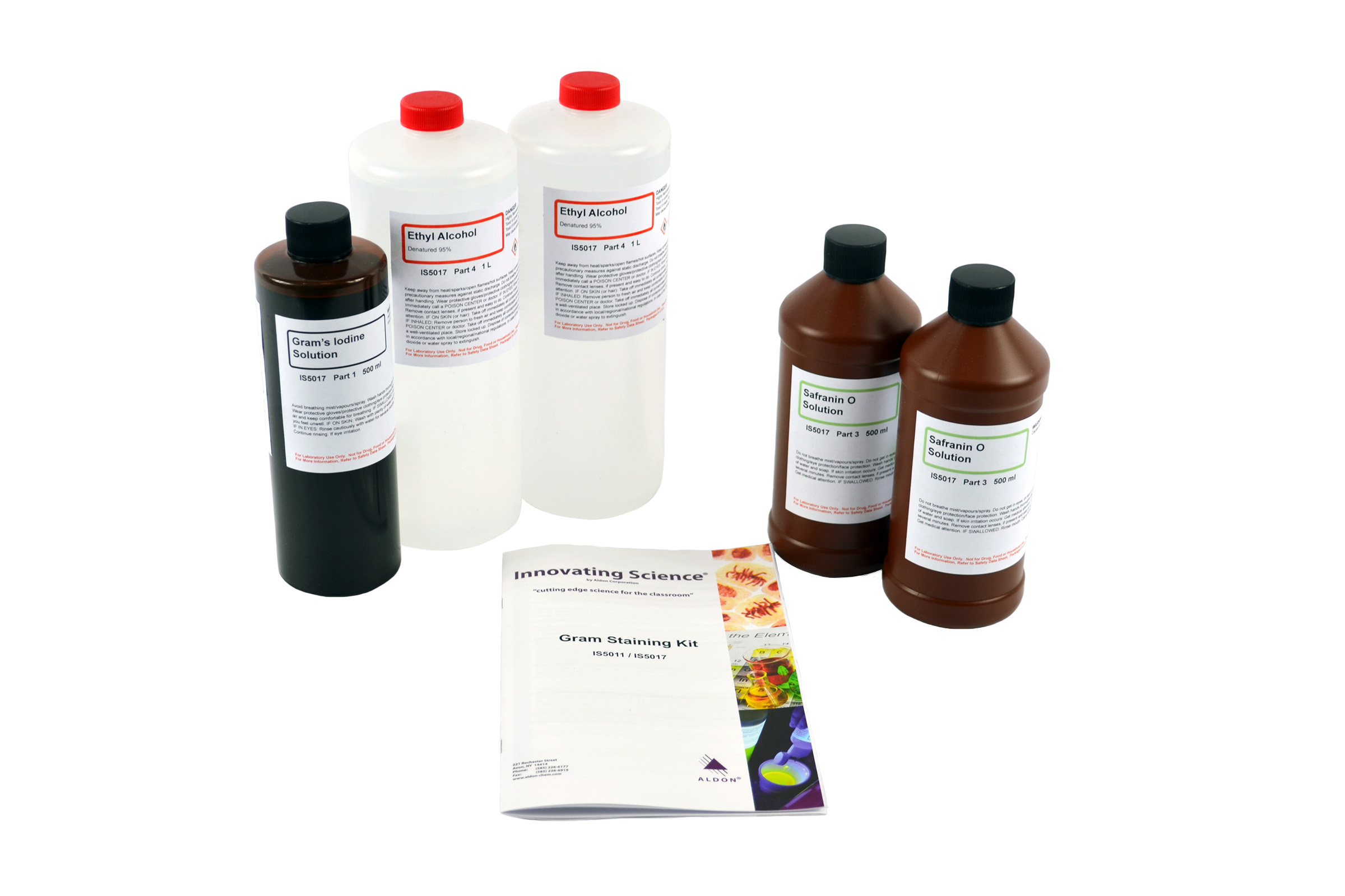 Grams Stain Set, Large