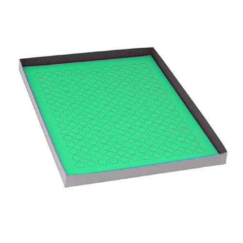 Label Sheets, Cryo, 9.5mm Dots, for 0.5-1.5mL Tubes, 20 Sheets, 192 Labels per Sheet, Green
