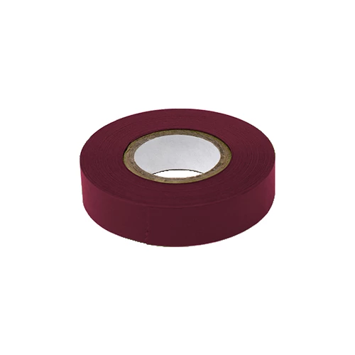 Labeling Tape, 1/2" x 500" per Roll, 6 Rolls/Box, Maroon - CS/24