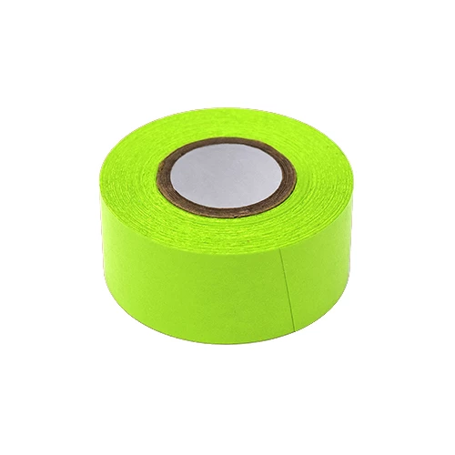 Labeling Tape, 1" x 500" per Roll, 3 Rolls/Box, Chartreuse - CS/12