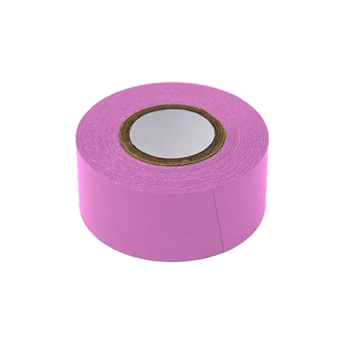 Labeling Tape, 1" x 500" per Roll, 3 Rolls/Box, Magenta - CS/12