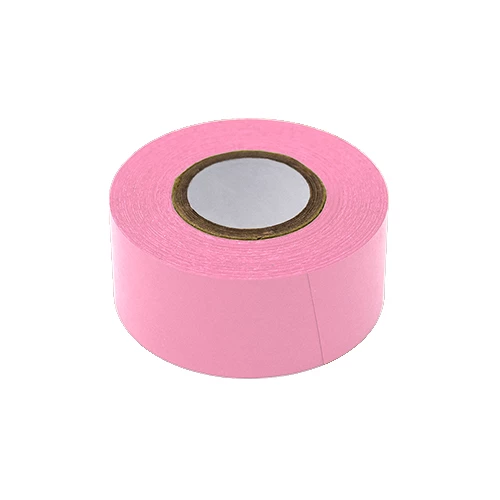 Labeling Tape, 1" x 500" per Roll, 3 Rolls/Box, Pink - CS/12