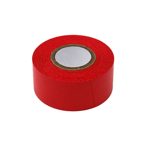 Labeling Tape, 1" x 500" per Roll, 3 Rolls/Box, Red - CS/12