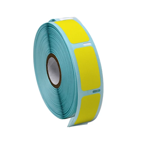 Label Roll, Cryo, Direct Thermal, 38x19mm, for Large Vials and Tubes, Yellow