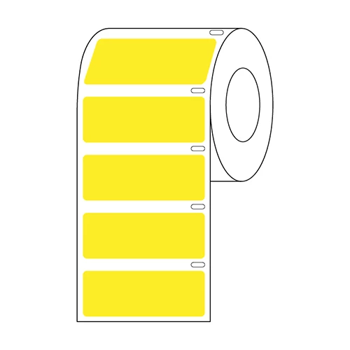 Label Roll, Cryo, Direct Thermal, 51x19mm, for Large Tubes, Racks and Boxes, Yellow