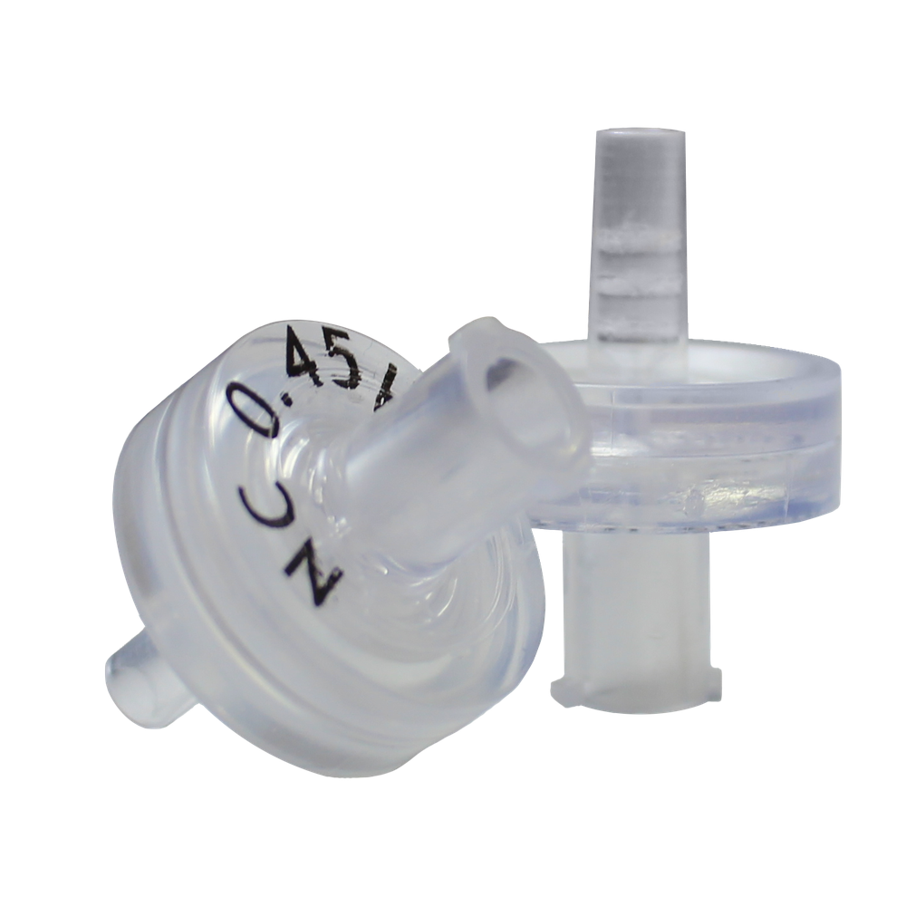 Nitrocellulose Mixed Ester (MCE) Syringe Filters, Abluo, 0.45 Micron, 13mm, 50/Pk