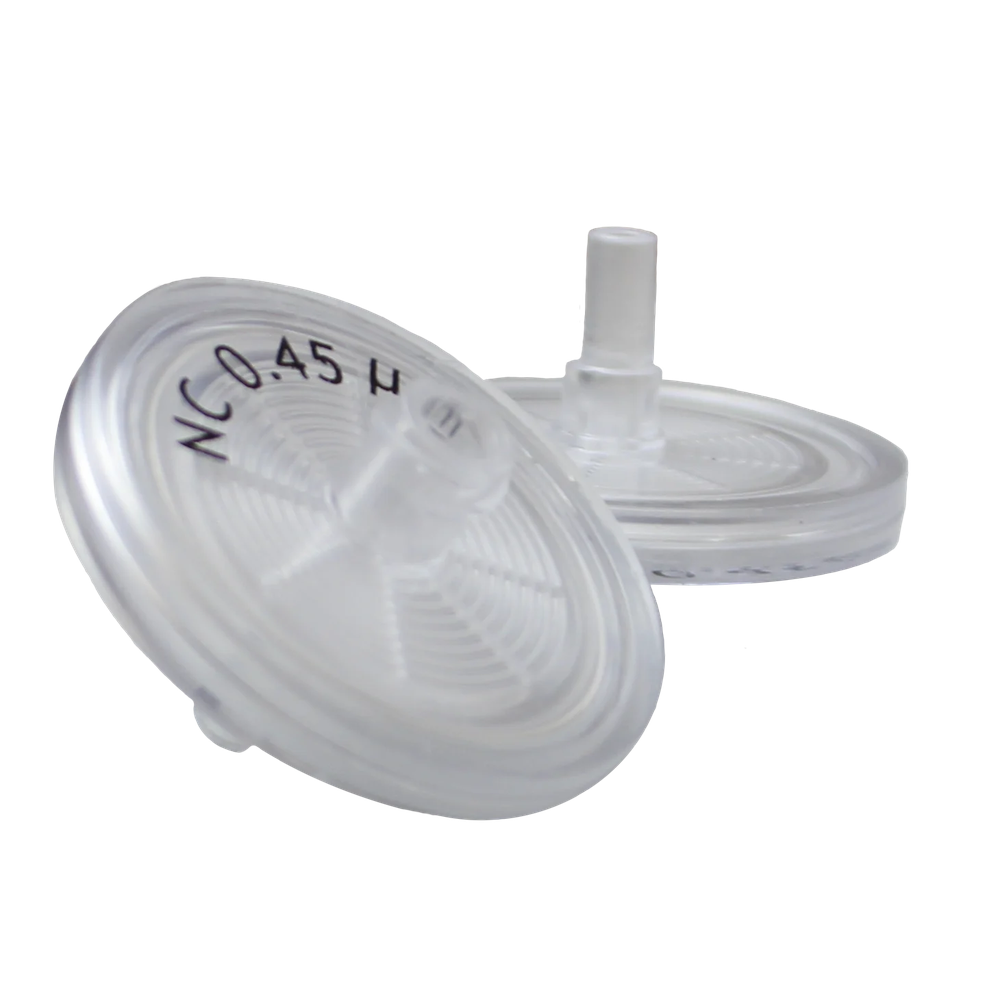 Nitrocellulose Mixed Ester (MCE) Syringe Filters, Sterile, Abluo, 0.45 Micron, 25mm, 50/pk