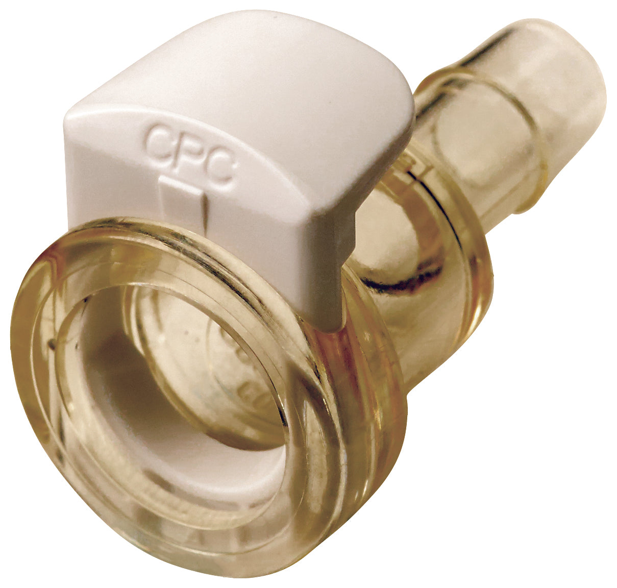 CPC MPC Connector Coupling Body (Female) MPC17004T39 - MPC to 1/4" HB, Non-Valved, Polysulfone (PS), Class VI, 250/PK