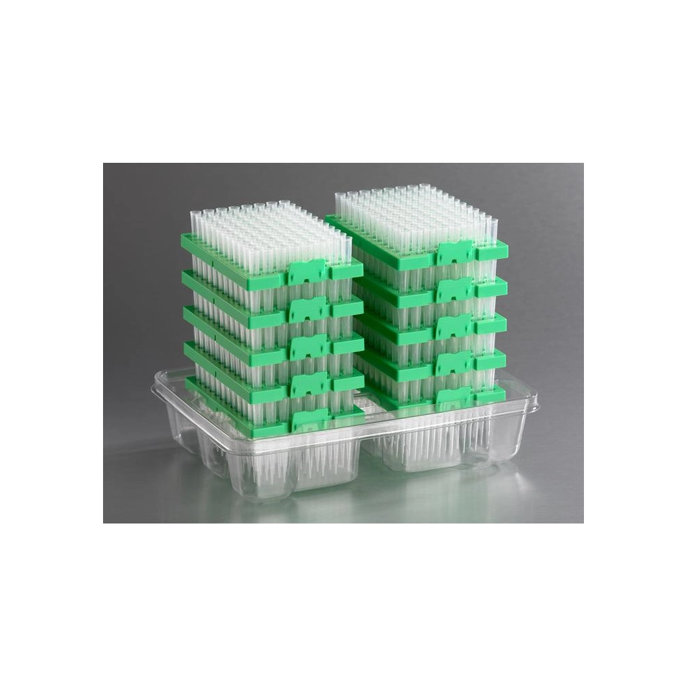 1000µL Axygen MultiRack Extended Pipet Tip, Reload System, Clear, Non-Sterile, 768 Tips/Pack, 4 Packs/Case