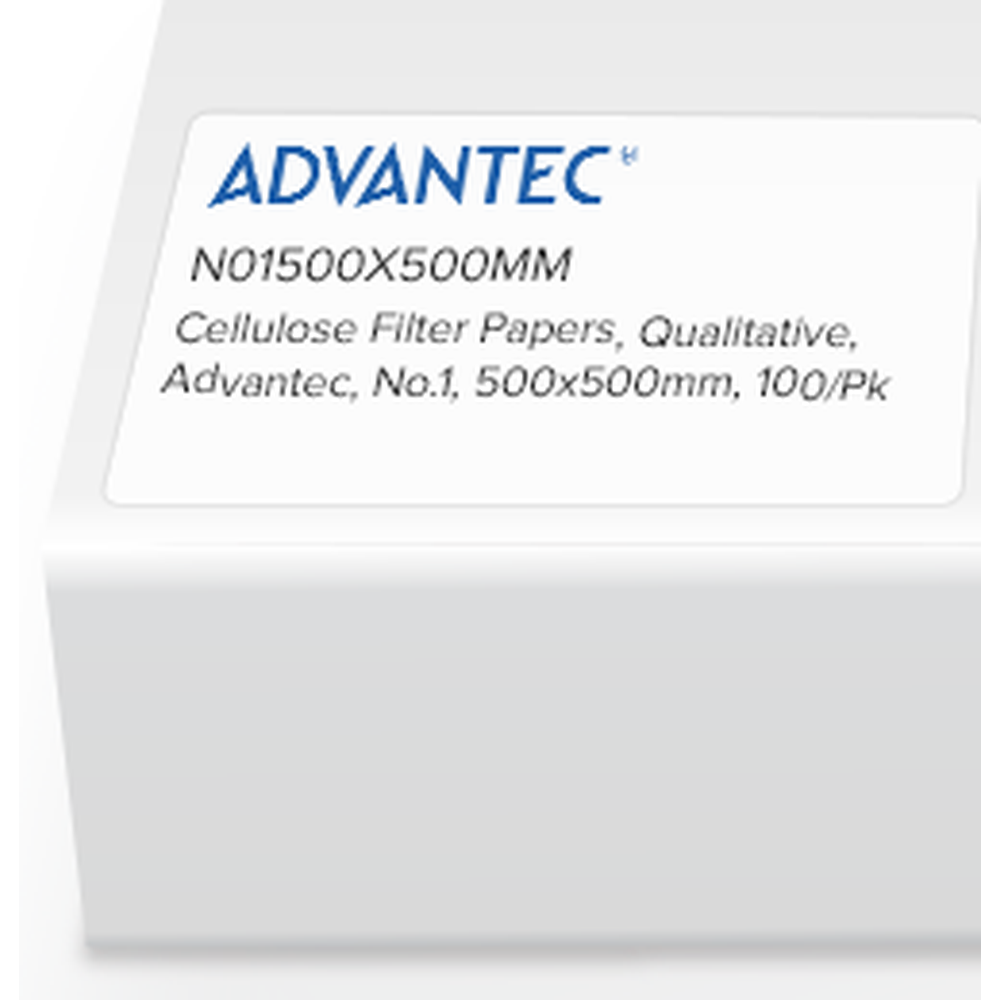 Qualitative Filter Papers No.1, 500 x 500mm, 100/pk